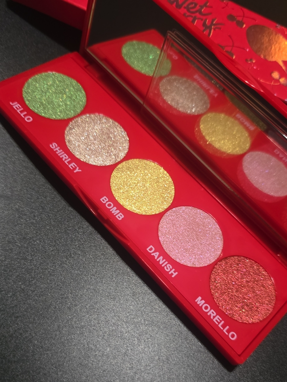 🧚‍♀️ Lime Crime Wild Metallics Wet Cherry Eyeshadow Palette NWT - Picture 5 of 5